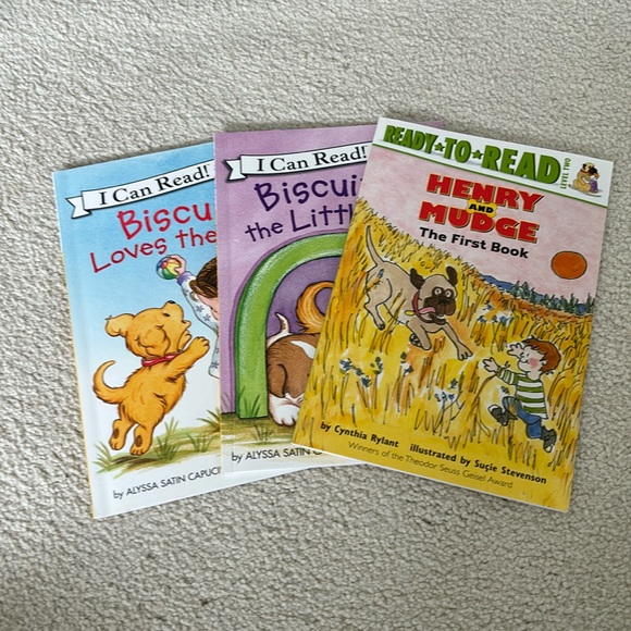 I can read Biscuit books and 1 ready to read level two Henry, and much - Picture 1 of 7